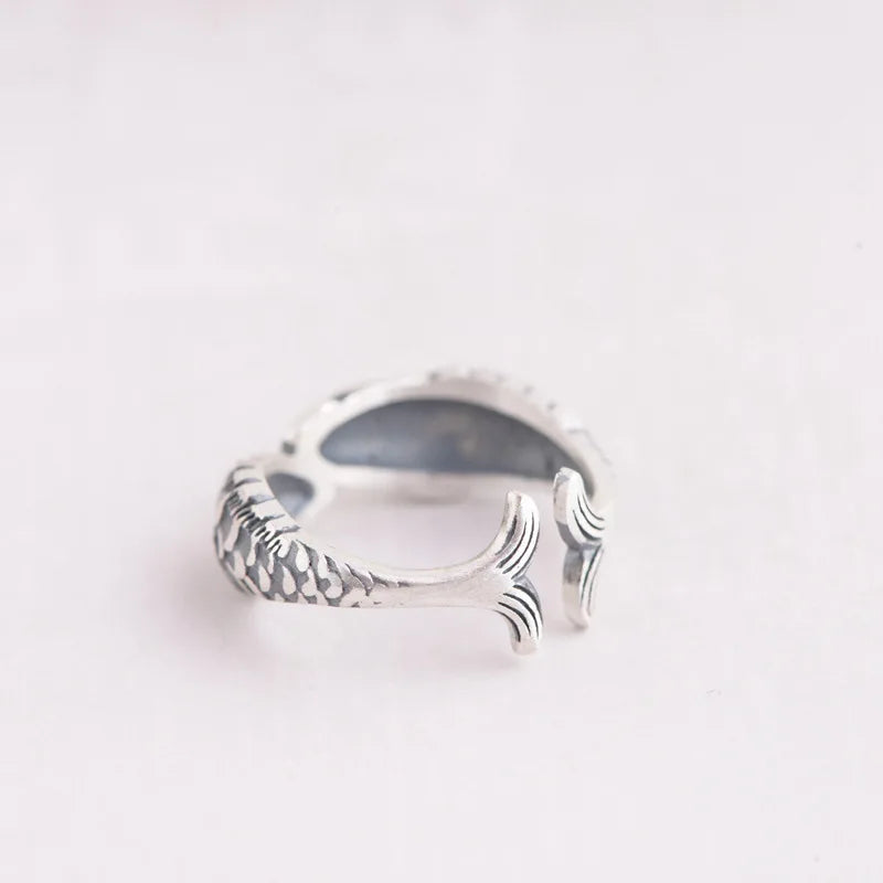 Fish Shaped 925 Sterling Silver Ring