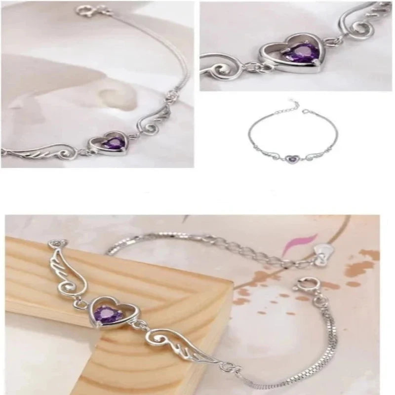 Love wings 925 Sterling Silver Bracelet