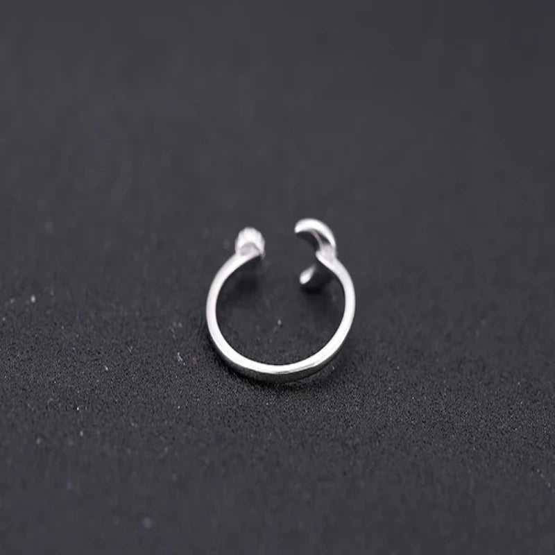 Moon Drop 925 Sterling Silver Ring