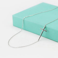 Wild Cross 925 Sterling Silver Necklace 925 sterling silver 45cm