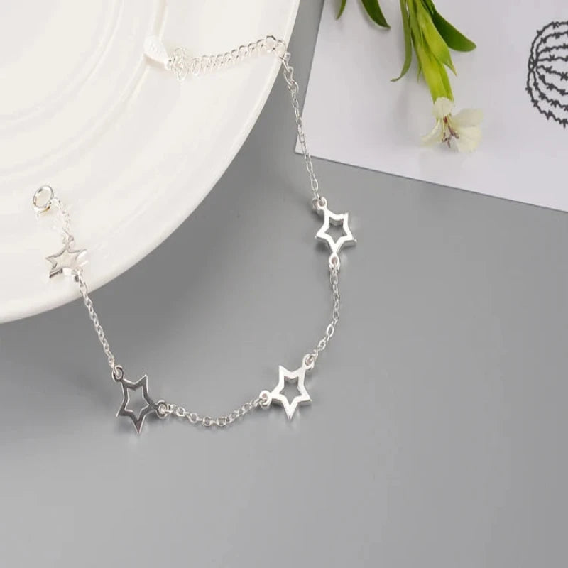 Stars 925 Sterling Silver Bracelet