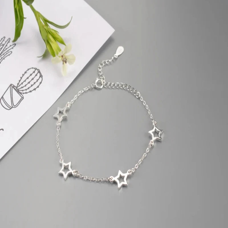 Stars 925 Sterling Silver Bracelet