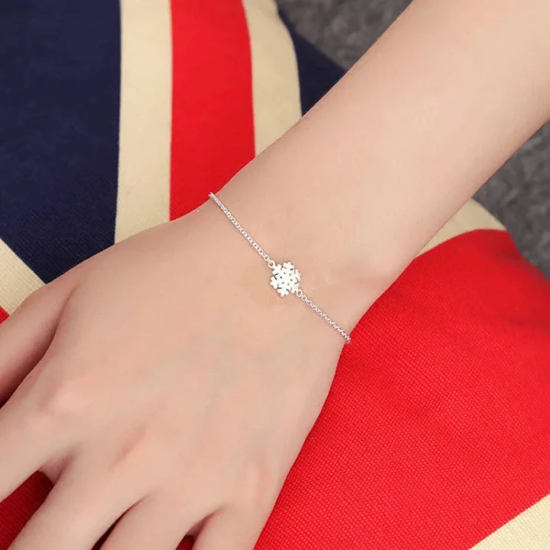 Snow Style 925 Sterling Silver Bracelet