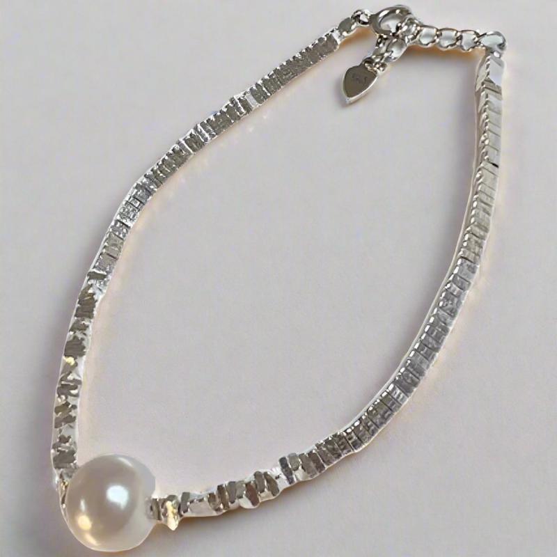 Freshwater Pearl 925 Sterling Silver Bracelet