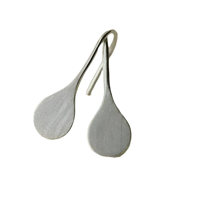 Leaf 925 Sterling Silver Drop Earrings 925 sterling silver