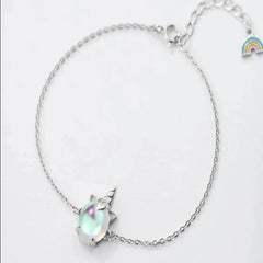 Unicorn Dazzle Moonstone 925 Sterling Silver Bracelet